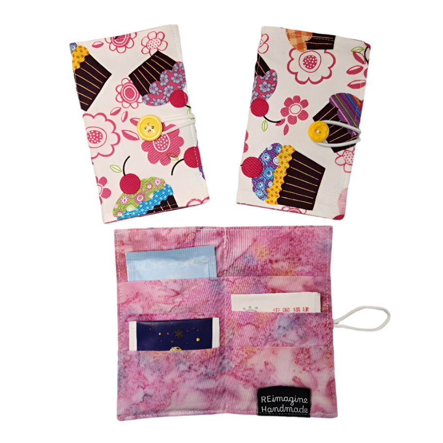 Tea Wallet - Cupcakes