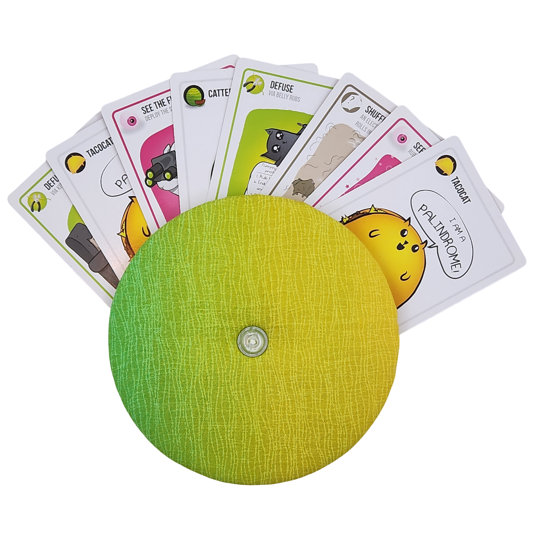 Playing Card Holder - Yellow-Green Ombre
