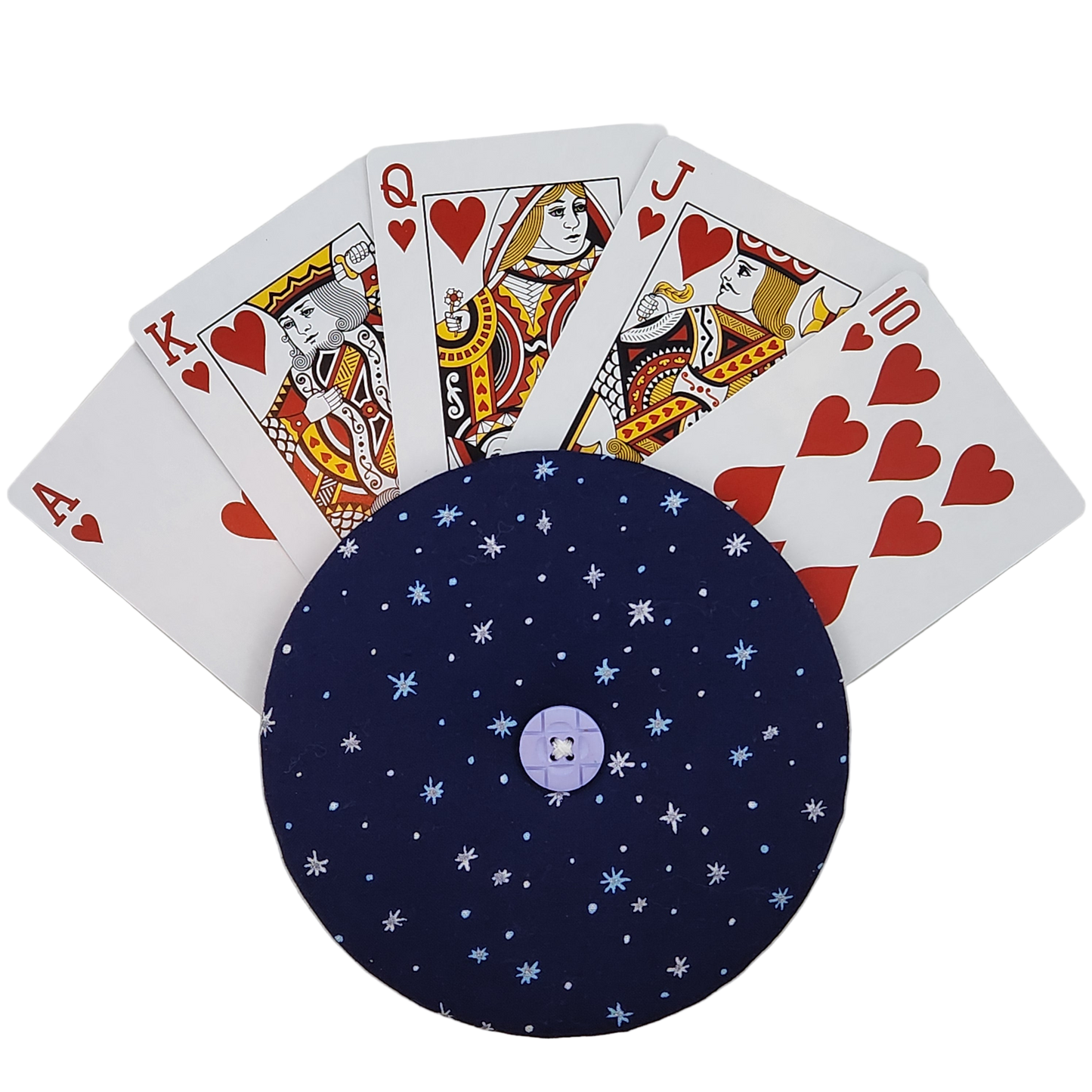 Playing Card Holder - Stars and Snowflakes