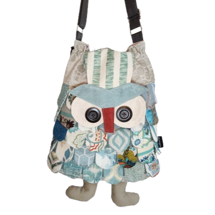 Owl Purse - Aquamarine