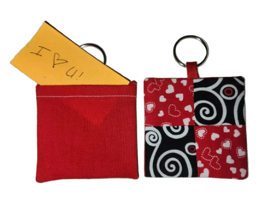 Keepsake Pocket Prayer Quilt Keychain