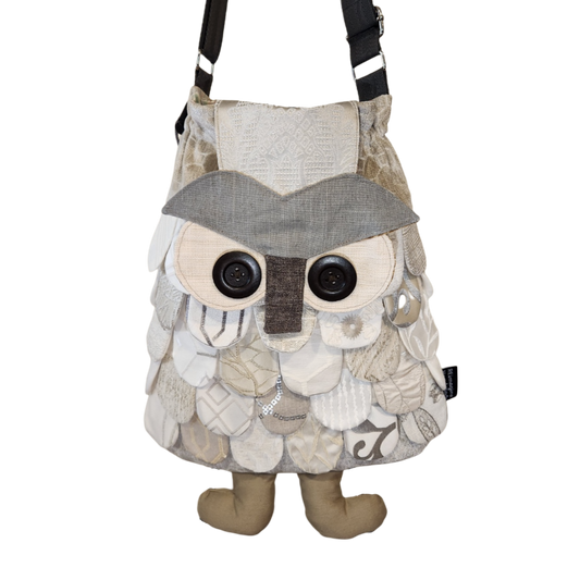 Owl Purse - Pearl