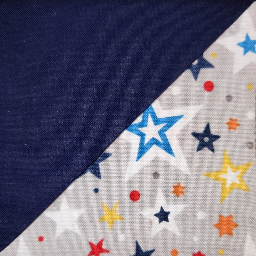 Corner Bookmark - Navy Over Stars