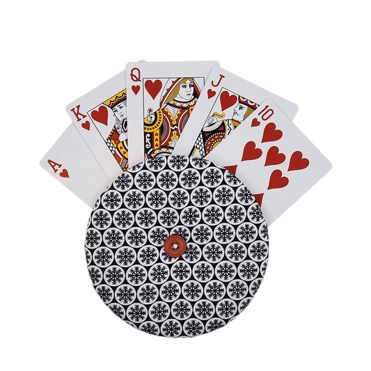 Playing Card Holder - Snowflakes