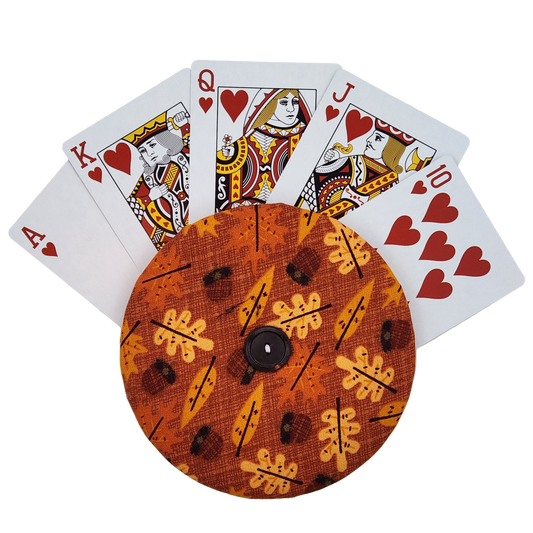 Playing Card Holder - Falling Leaves