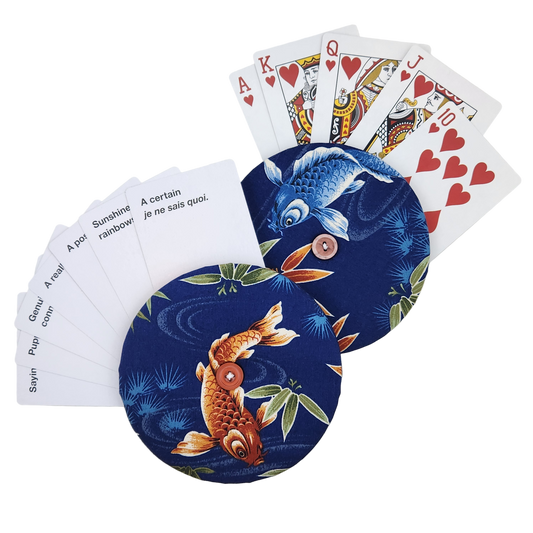 Playing Card Holder - Koi Fish