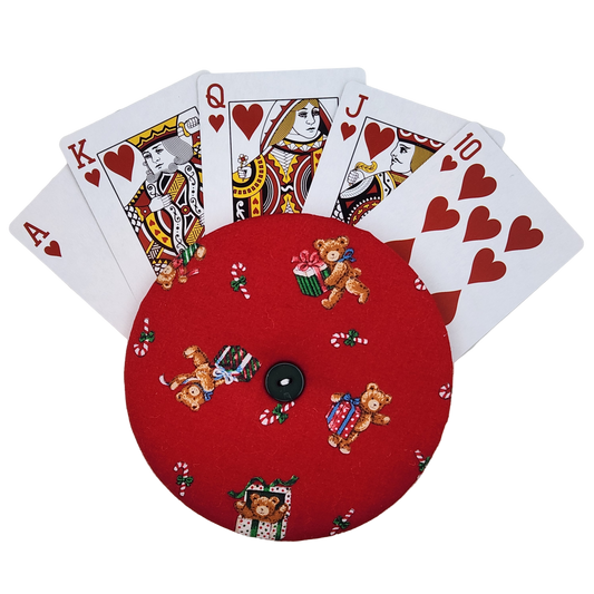 Playing Card Holder - Christmas Bears