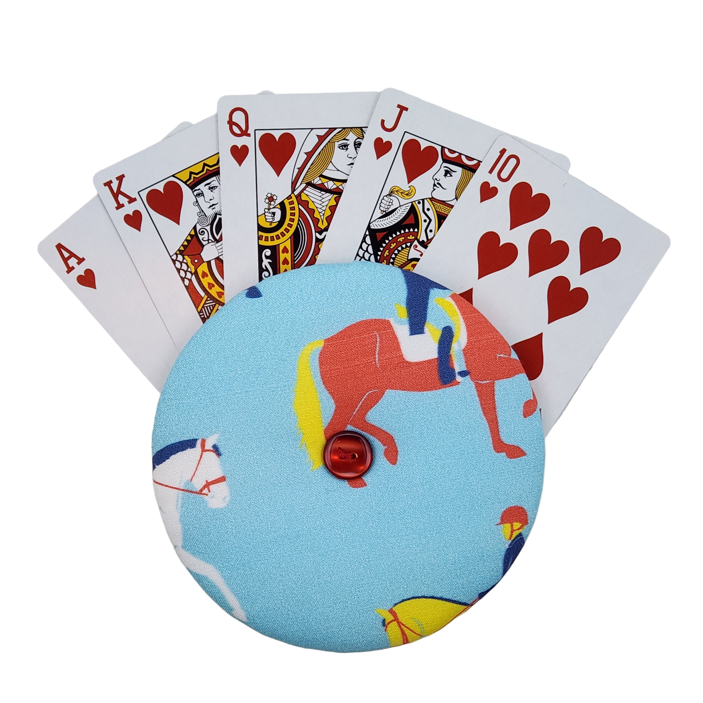 Playing Card Holder - Equestrians