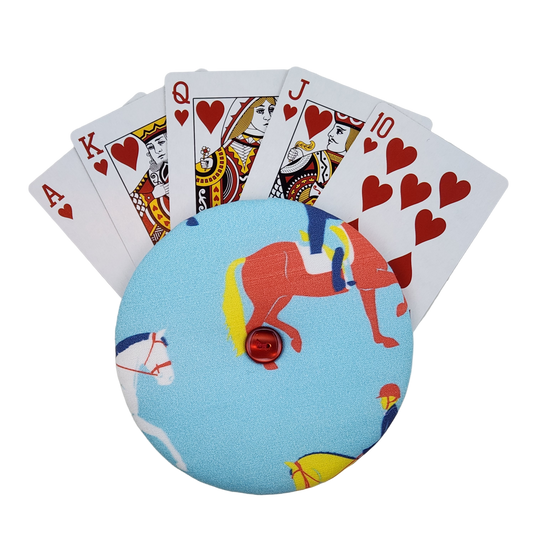Playing Card Holder - Equestrians