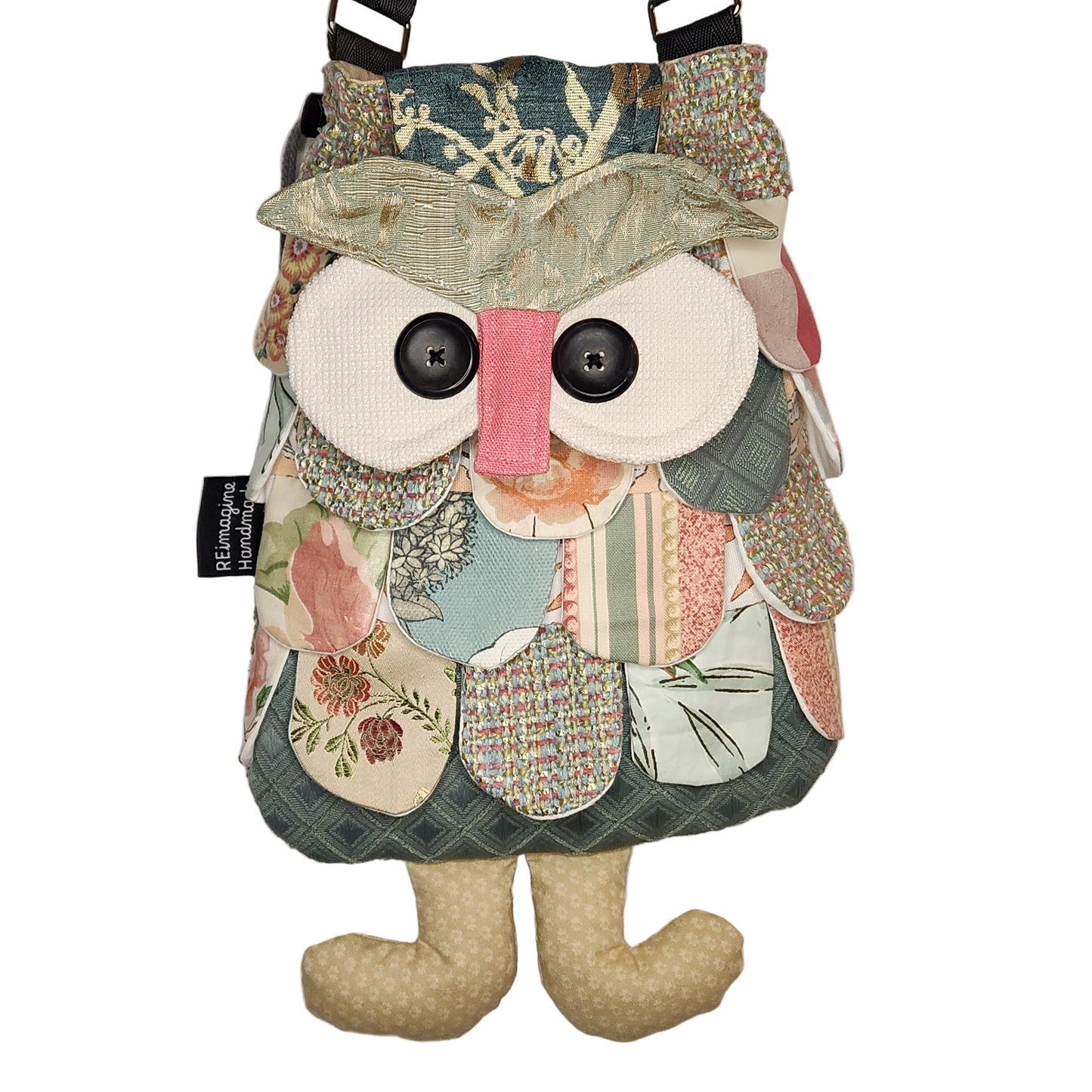 Small Owl Purse - Flora